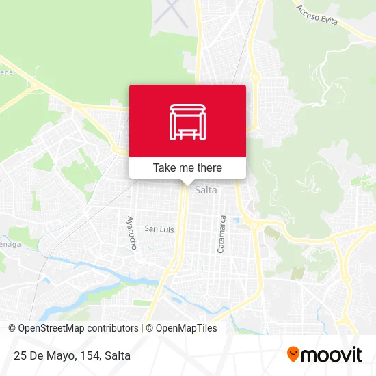25 De Mayo, 154 map