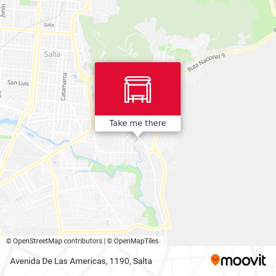Avenida De Las Americas, 1190 map