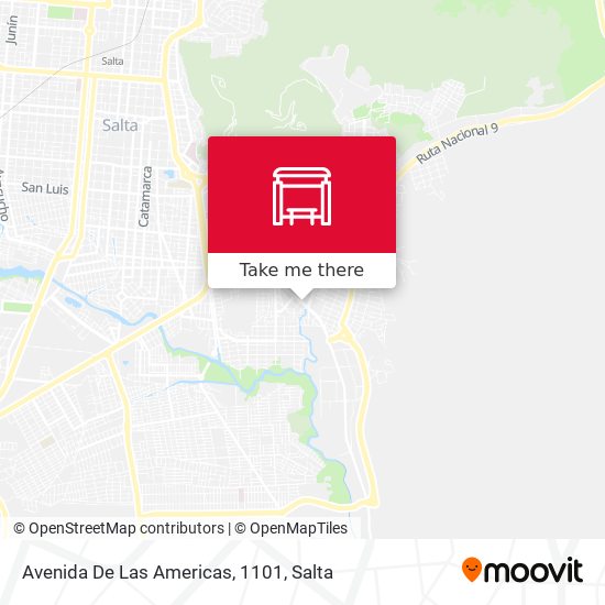 Avenida De Las Americas, 1101 map