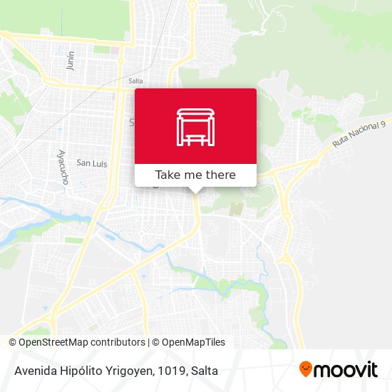 Avenida Hipólito Yrigoyen, 1019 map