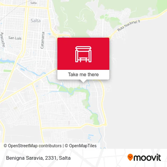 Benigna Saravia, 2331 map