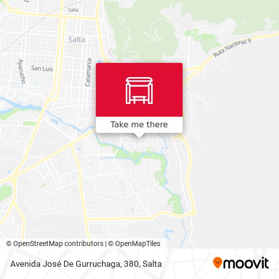Avenida José De Gurruchaga, 380 map