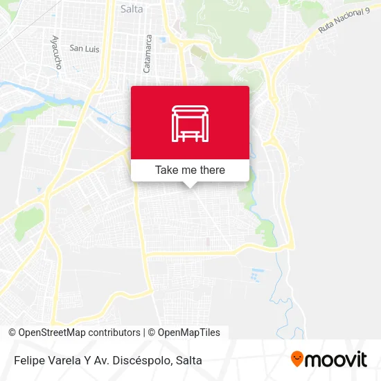 Mapa de Felipe Varela Y Av. Discéspolo