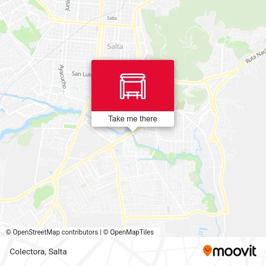 Mapa de Colectora