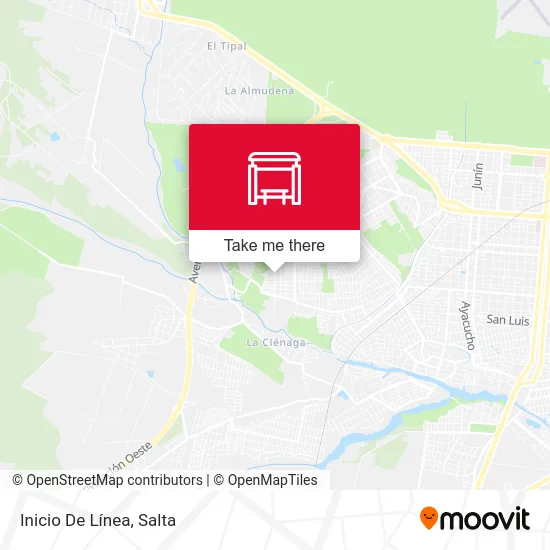 Inicio De Línea map