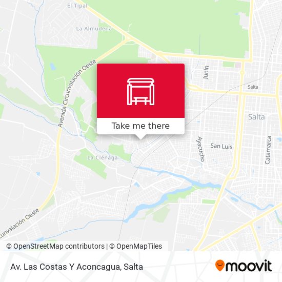 Mapa de Av. Las Costas Y Aconcagua
