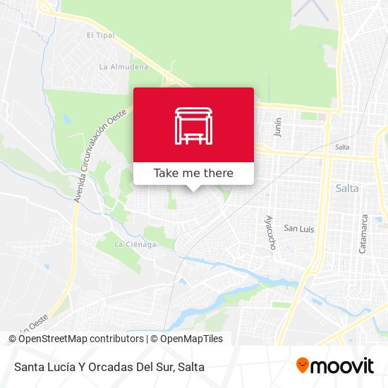 Santa Lucía Y Orcadas Del Sur map