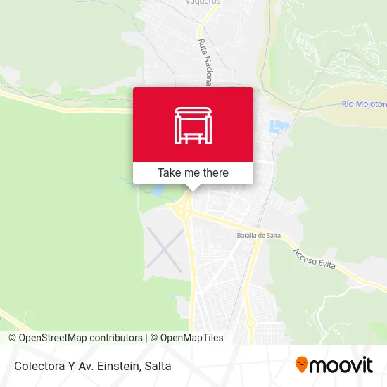 Colectora Y Av. Einstein map