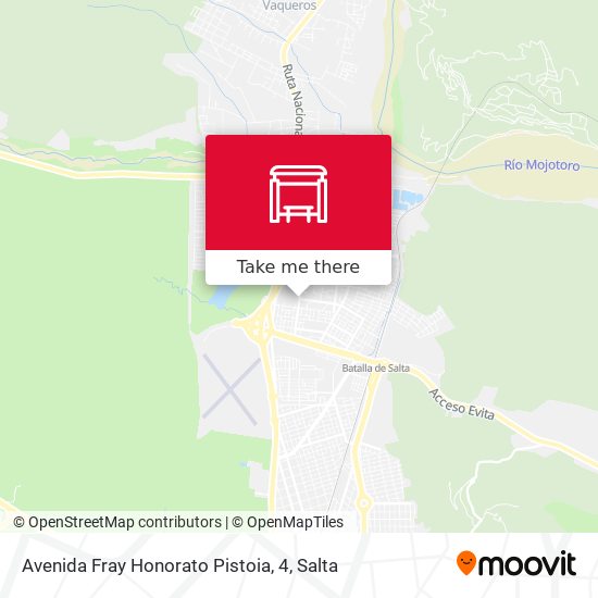Mapa de Avenida Fray Honorato Pistoia, 4