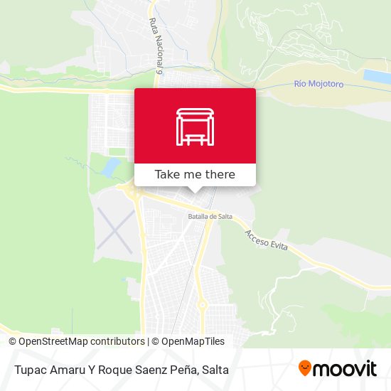 Mapa de Tupac Amaru Y Roque Saenz Peña