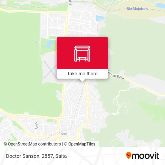 Doctor Sanson, 2857 map