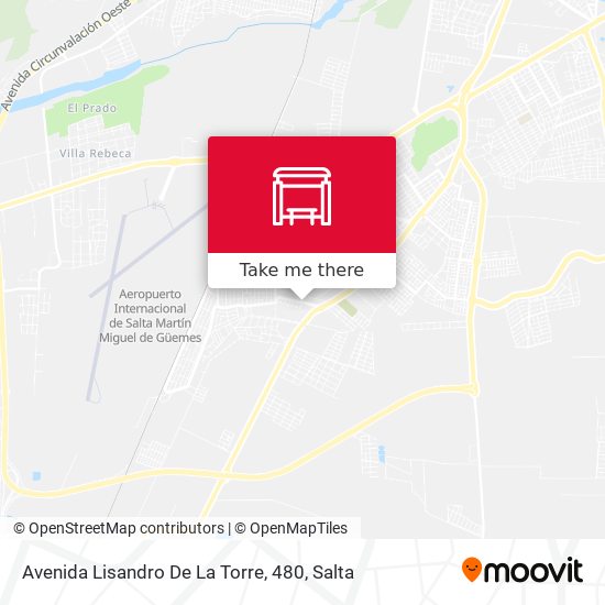 Avenida Lisandro De La Torre, 480 map