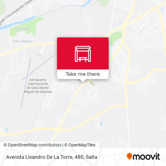 Avenida Lisandro De La Torre, 480 map