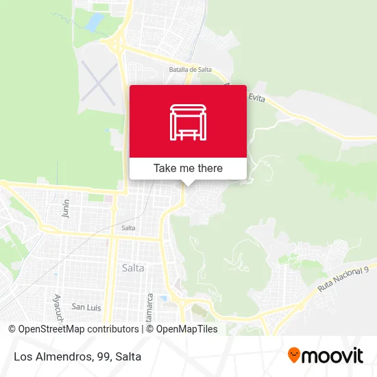 Los Almendros, 99 map