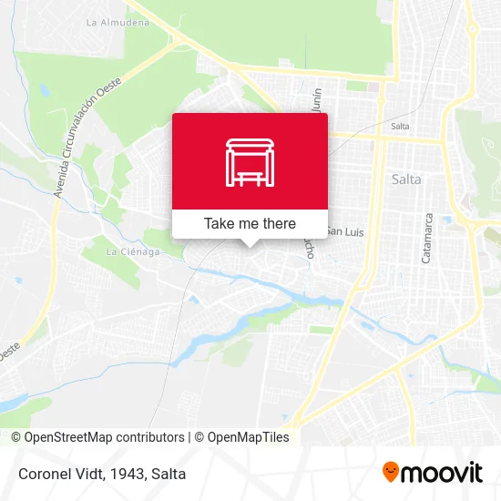 Coronel Vidt, 1943 map