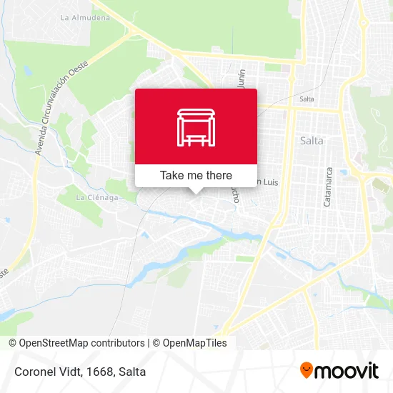 Coronel Vidt, 1668 map