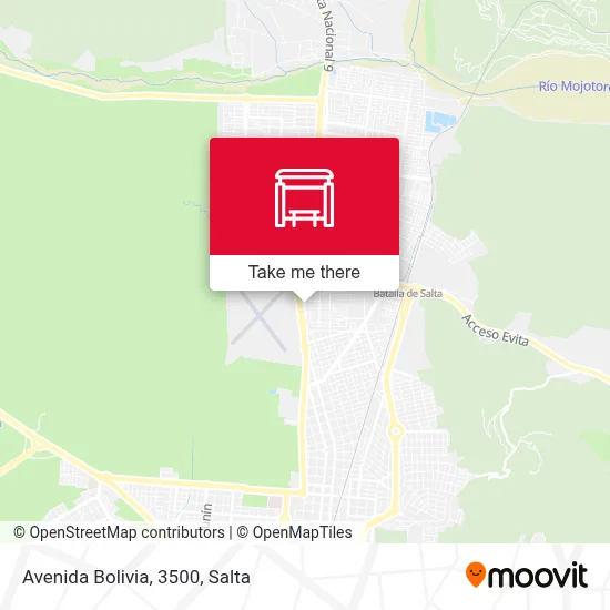 Avenida Bolivia, 3500 map