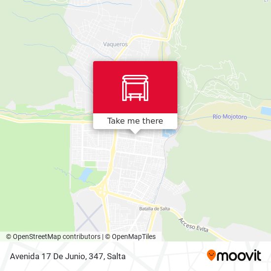 Mapa de Avenida 17 De Junio, 347