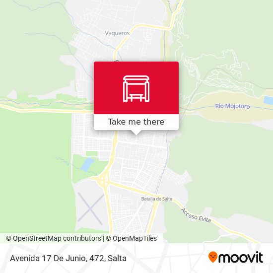 Mapa de Avenida 17 De Junio, 472