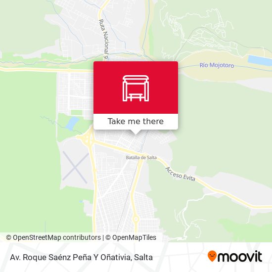 Av. Roque Saénz Peña Y Oñativia map