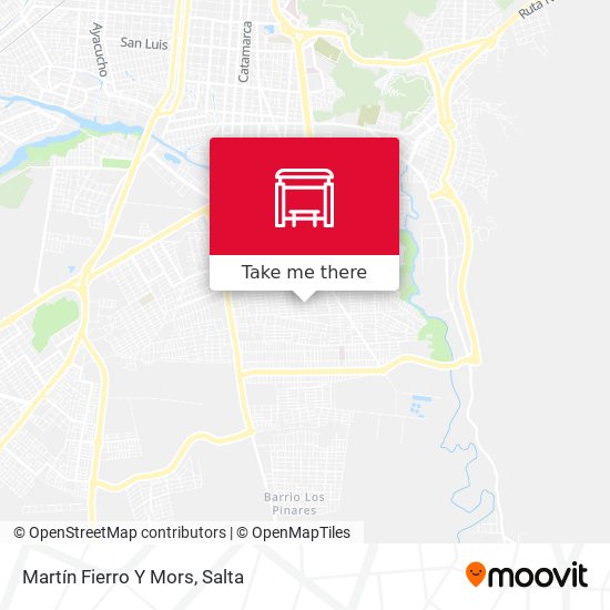 Martín Fierro Y Mors map