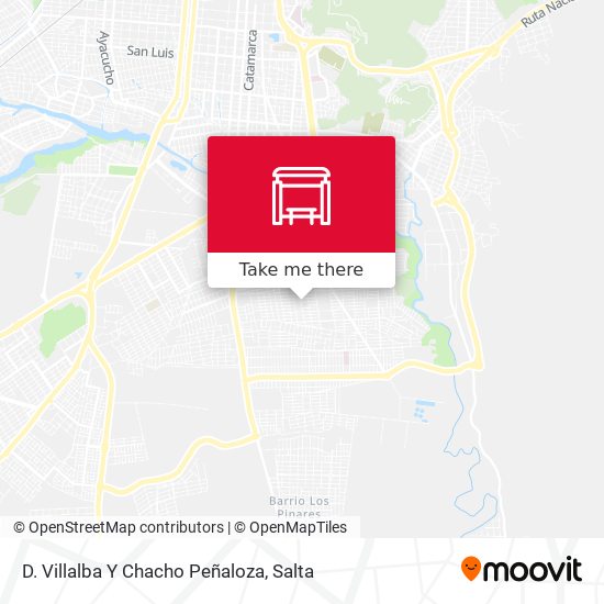 D. Villalba Y Chacho Peñaloza map