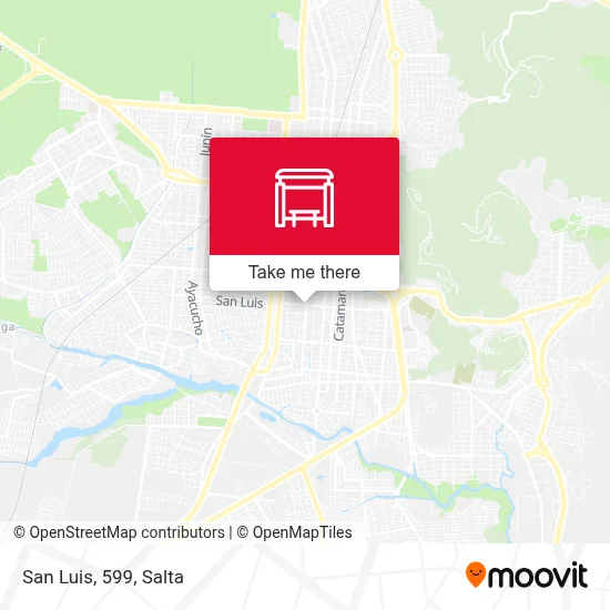 San Luis, 599 map