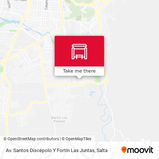 Mapa de Av. Santos Discépolo Y Fortín Las Juntas