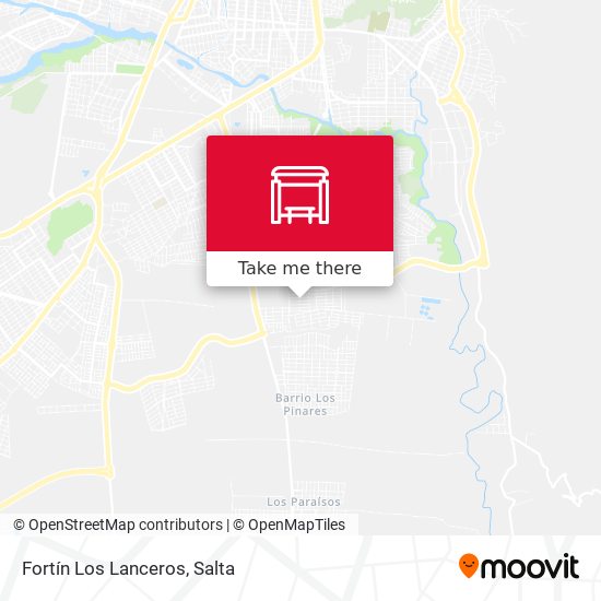 Mapa de Fortín Los Lanceros