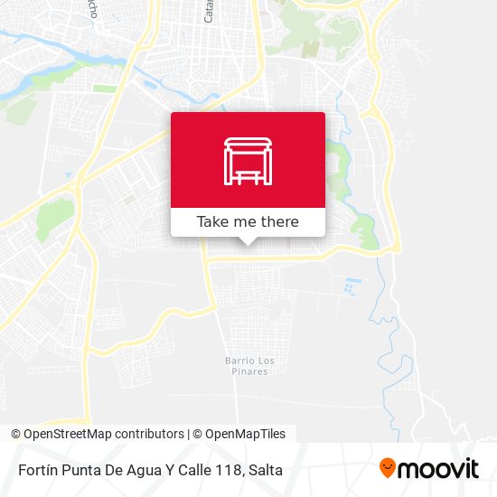 Mapa de Fortín Punta De Agua Y Calle 118