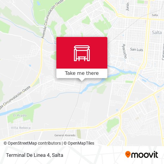 Mapa de Terminal De Linea 4