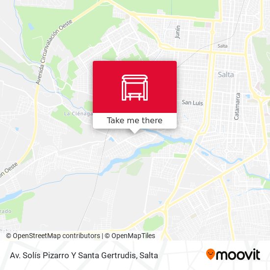 Mapa de Av. Solís Pizarro Y Santa Gertrudis