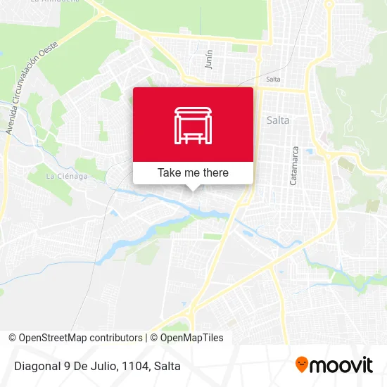 Diagonal 9 De Julio, 1104 map