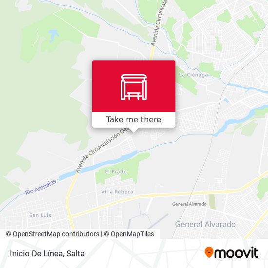 Mapa de Inicio De Línea
