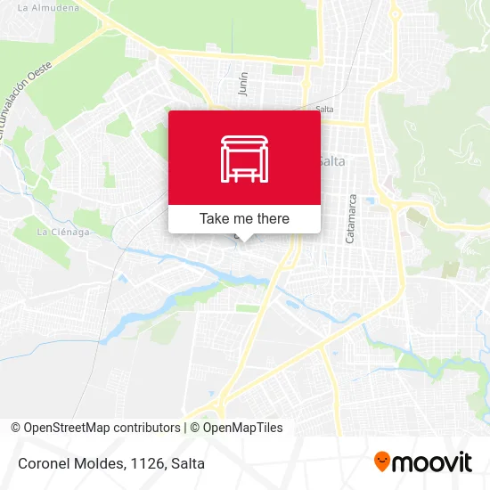 Coronel Moldes, 1126 map