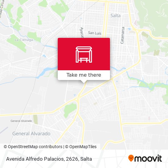 Avenida Alfredo Palacios, 2626 map