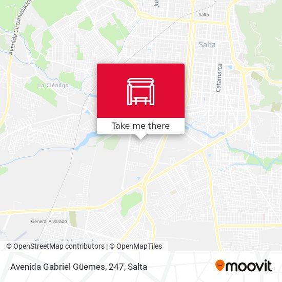 Mapa de Avenida Gabriel Güemes, 247