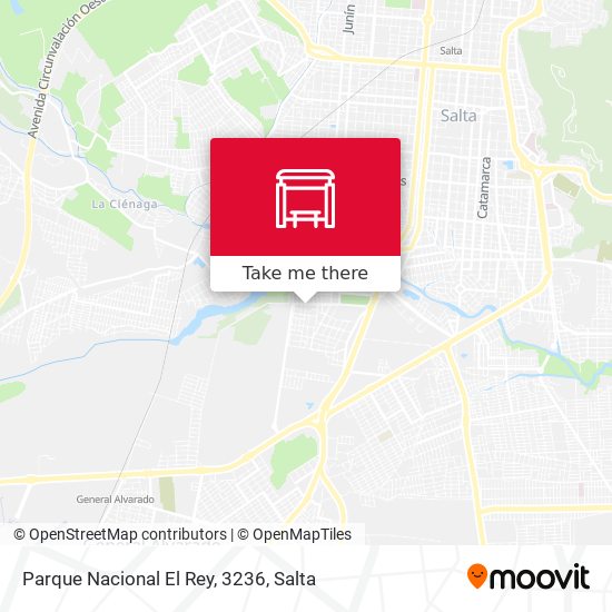 Mapa de Parque Nacional El Rey, 3236