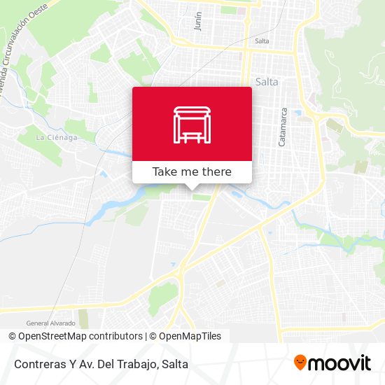 Contreras Y Av. Del Trabajo map