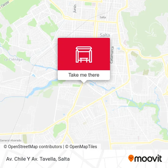 Av. Chile Y Av. Tavella map