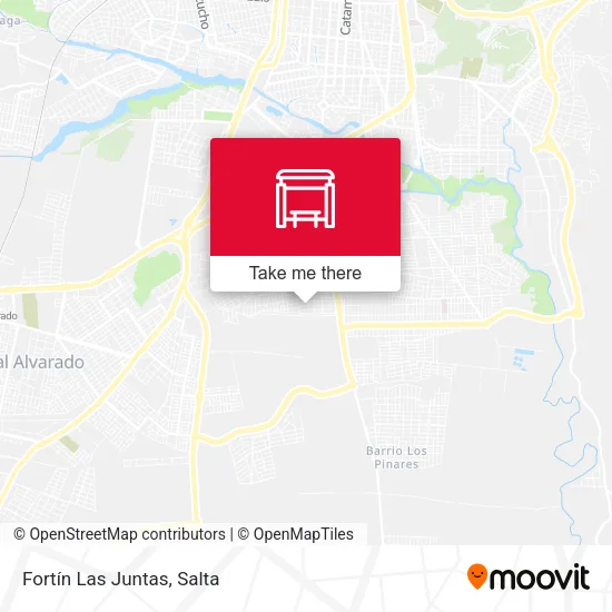 Mapa de Fortín Las Juntas