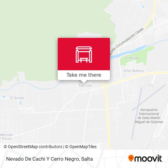Mapa de Nevado De Cachi Y Cerro Negro