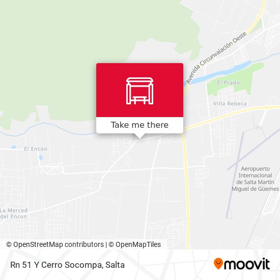 Mapa de Rn 51 Y Cerro Socompa
