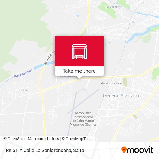 Mapa de Rn 51 Y Calle La Sanlorenceña