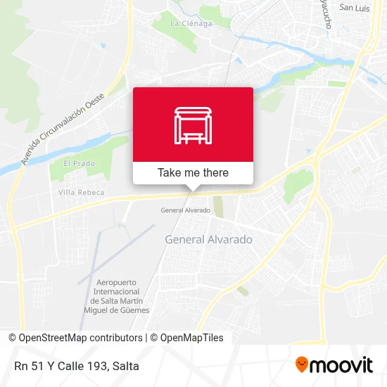 Rn 51 Y Calle 193 map