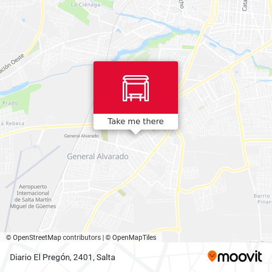 Diario El Pregόn, 2401 map