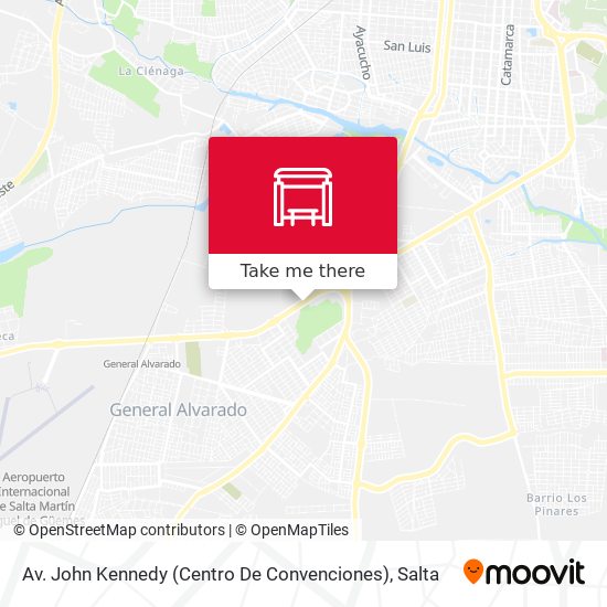 Mapa de Av. John Kennedy (Centro De Convenciones)
