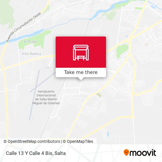 Mapa de Calle 13 Y Calle 4 Bis