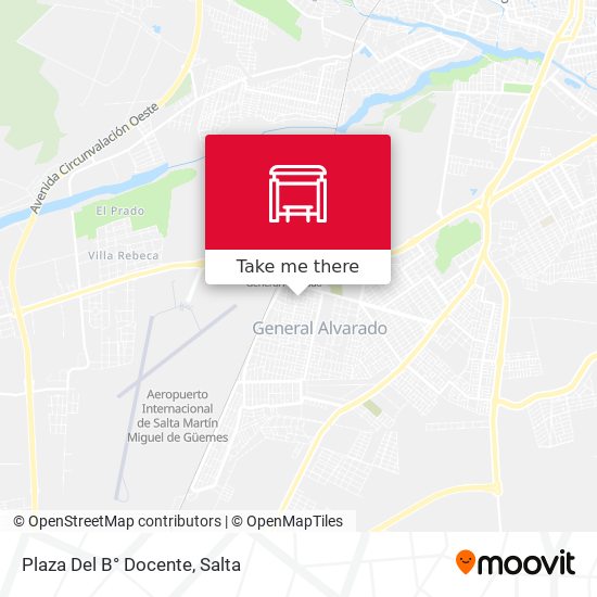 Mapa de Plaza Del B° Docente
