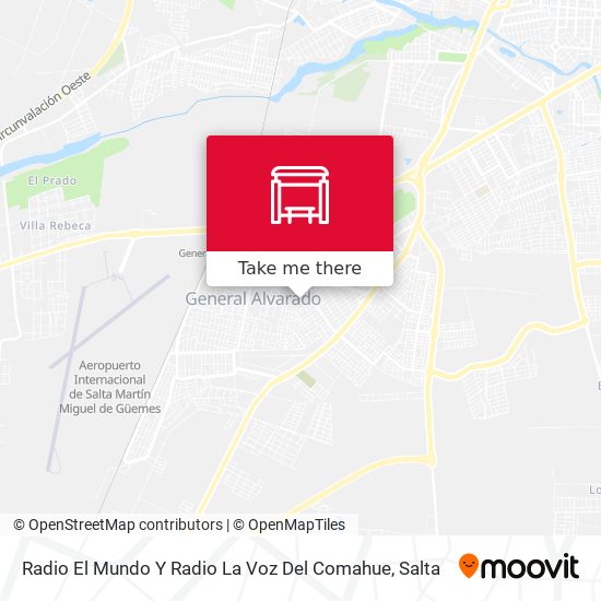 Radio El Mundo Y Radio La Voz Del Comahue map